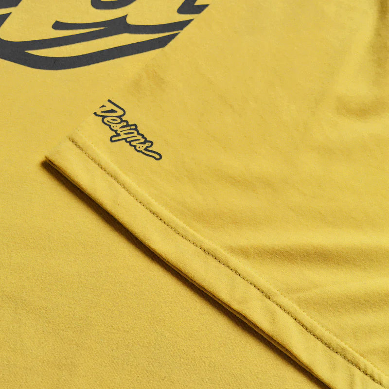 Troy Lee Designs Badge Short Sleeve Tee - Youth - Butter