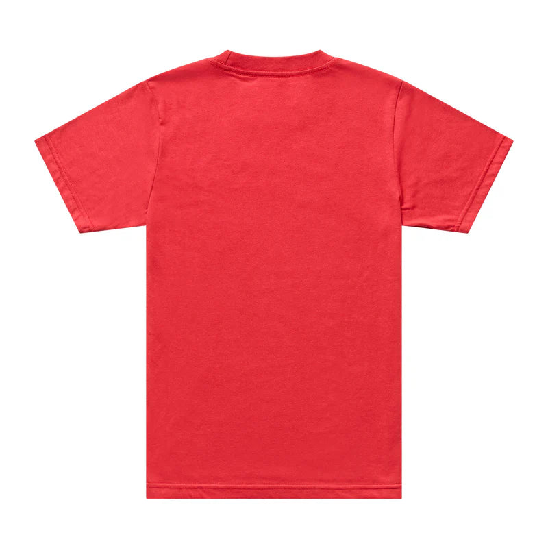 Troy Lee Designs Deuces Short Sleeve Tee - Youth - Scarlet