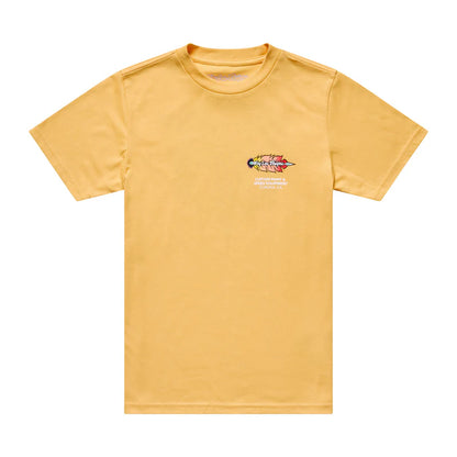 Troy Lee Designs Feathers Short Sleeve Tee - Youth - Bleached Melon