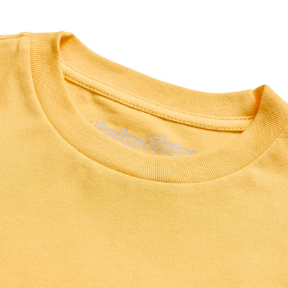 Troy Lee Designs Feathers Short Sleeve Tee - Youth - Bleached Melon