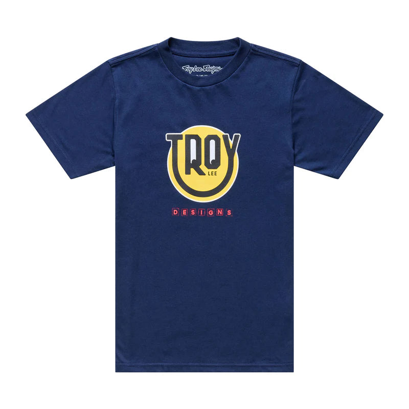 Troy Lee Designs Happy Dayz Short Sleeve Tee - Youth - Navy