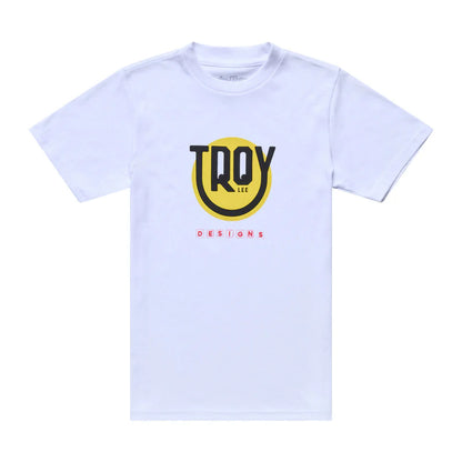 Troy Lee Designs Happy Dayz Short Sleeve Tee - Youth - White