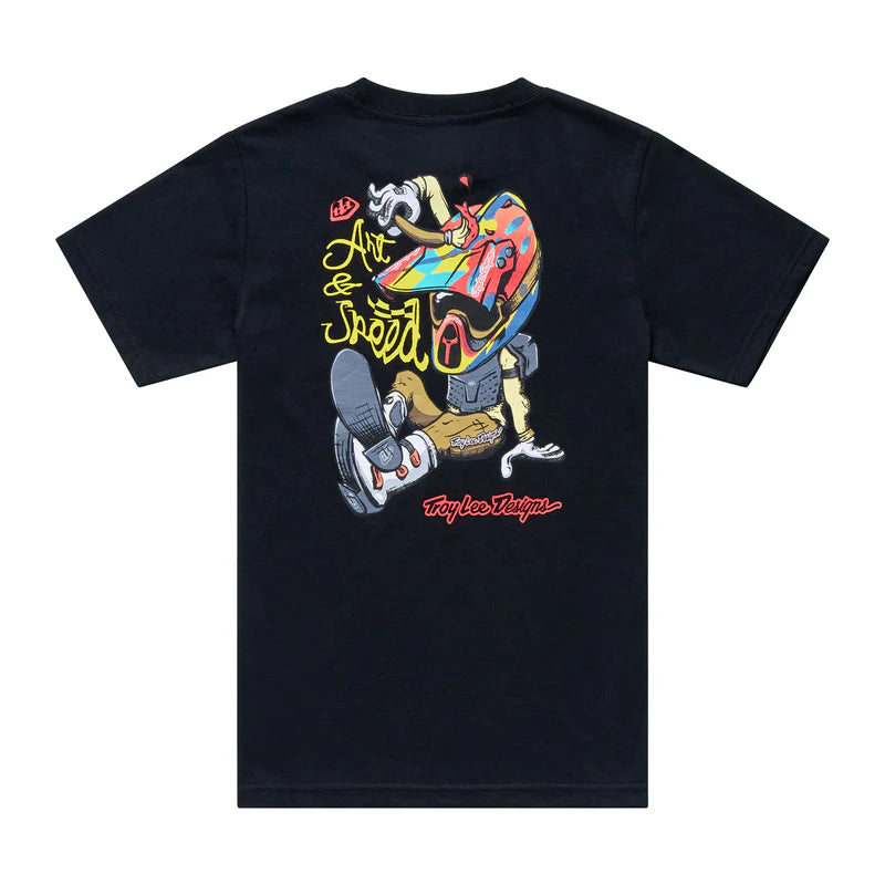 Troy Lee Designs Heritage Short Sleeve Tee - Youth - Black
