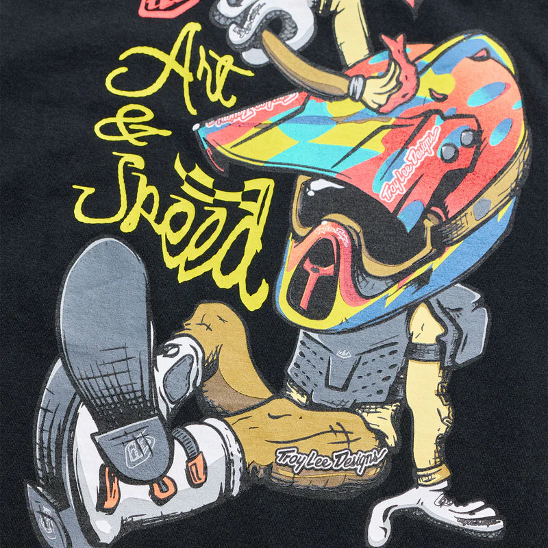 Troy Lee Designs Heritage Short Sleeve Tee - Youth - Black