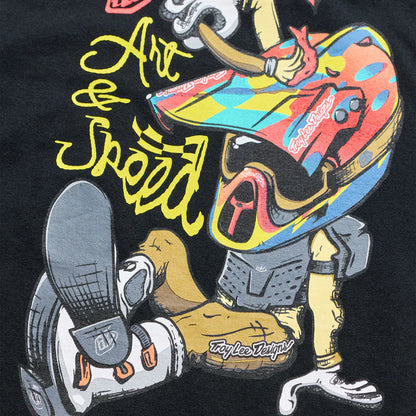 Troy Lee Designs Heritage Short Sleeve Tee - Youth - Black
