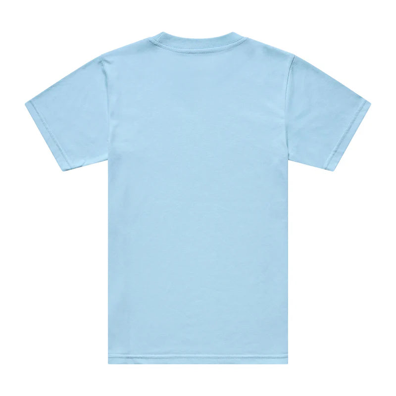 Troy Lee Designs Signature Short Sleeve Tee - Youth - Dawn Blue