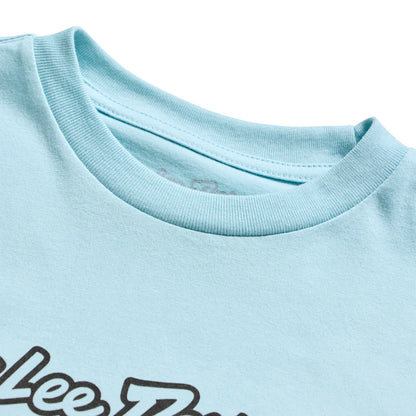 Troy Lee Designs Signature Short Sleeve Tee - Youth - Dawn Blue
