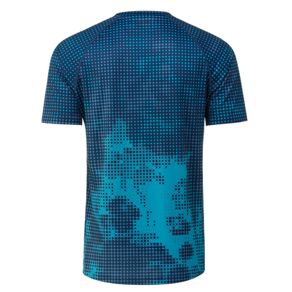 Yeti Longhorn Short Seeve MTB Jersey - Turq Halftone