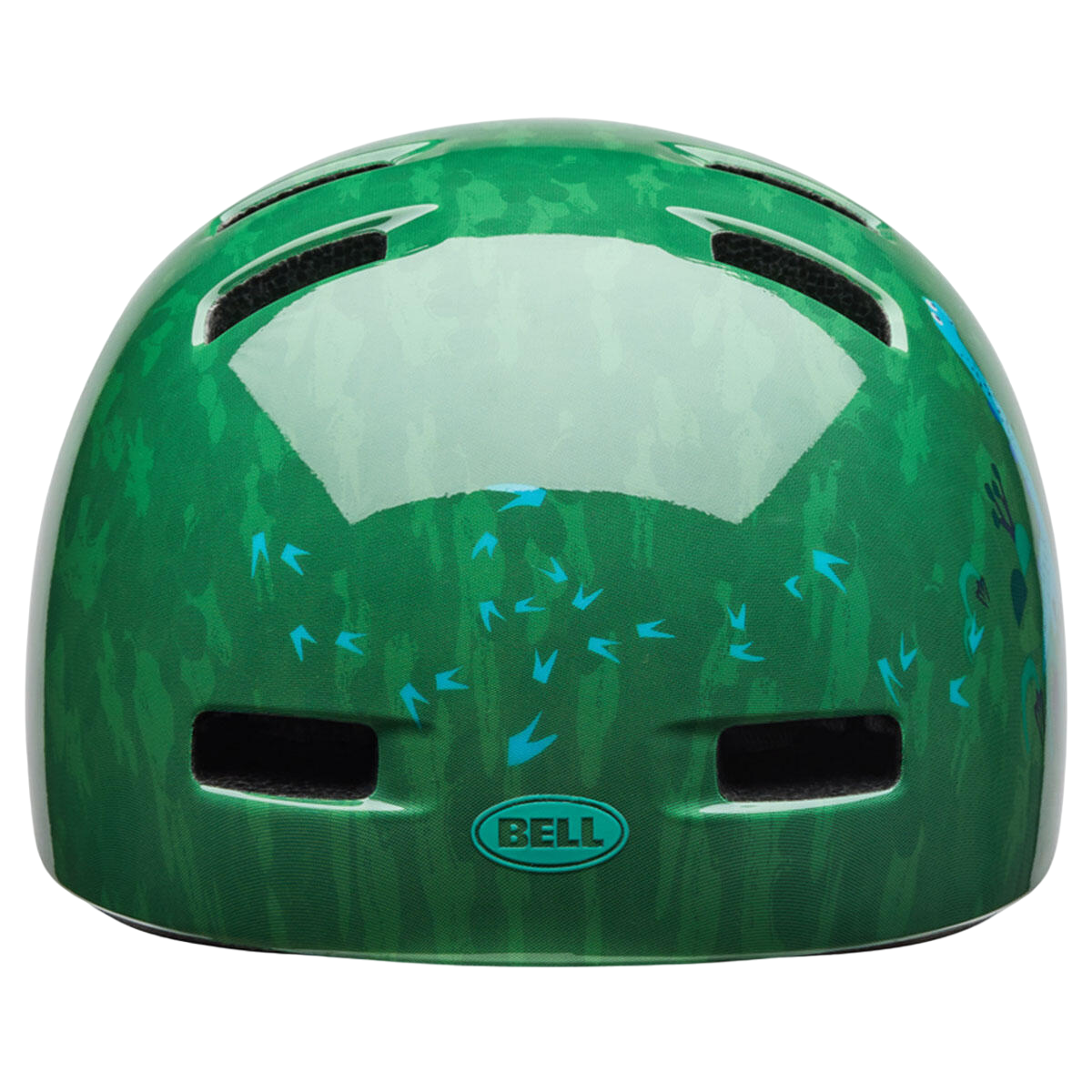 Bell Lil Ripper Child Helmet - Dino Den - Gloss Green