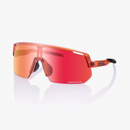 Shimano Technium L 2 Sunglasses - Orange Sapphire - Ridescape Road Lens