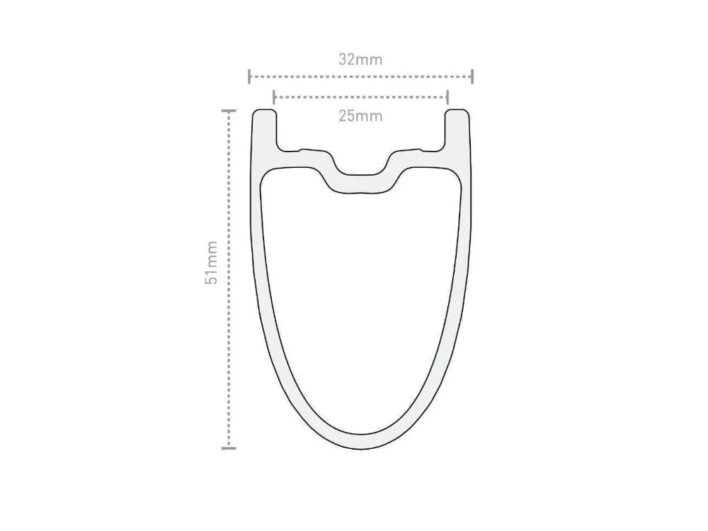 ENVE SES 4.5 700c Carbon Road Rim - Rear - Black-White