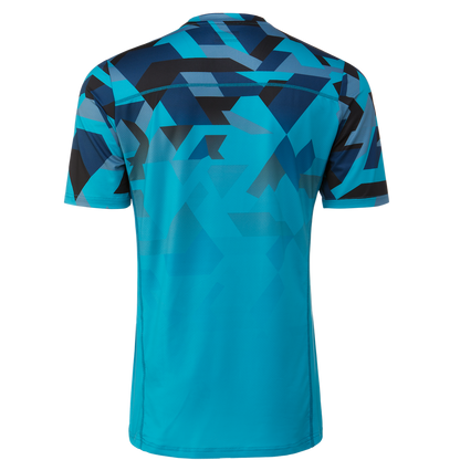 Yeti Enduro Short Sleeve MTB Jersey - Turq Geo Fade
