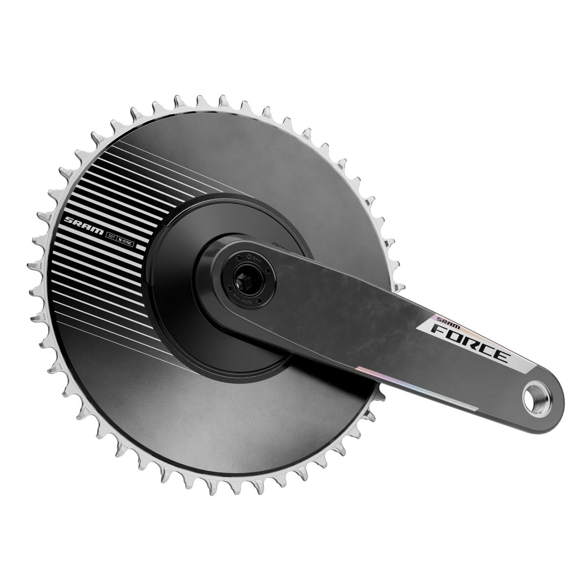 SRAM Force E1 DUB Aero Crankset - Black