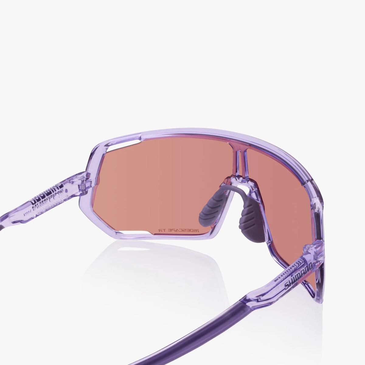 Shimano Technium 2 Sunglasses - Transparent Lilac - Ridescape Trail Lens