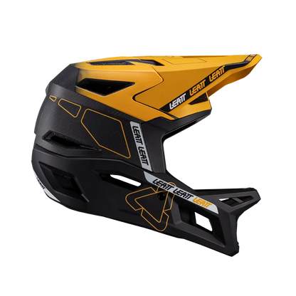Leatt MTB Gravity 6.0 Carbon Full Face Helmet - Gold - 2024