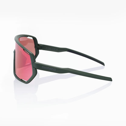Shimano Technium 2 Sunglasses - Dark Olive - Ridescape Trail Lens