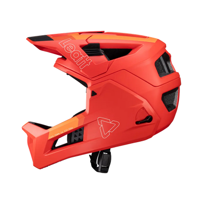 Leatt MTB Enduro 4.0 Full Face Helmet - Red - 2024