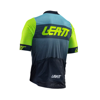 Leatt Endurance 6.0 Short Sleeve MTB Jersey - Aqua - 2024