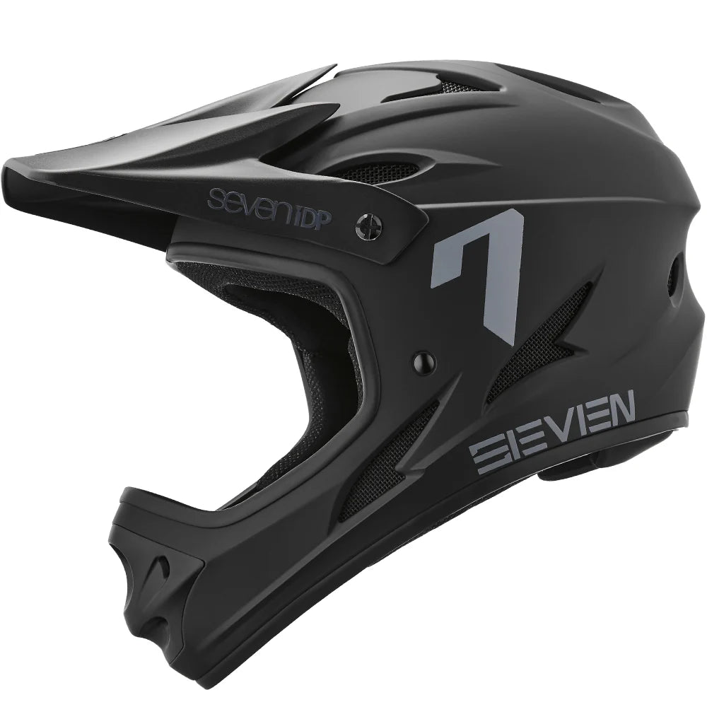7 iDP M1 Full Face Helmet - Matte Black