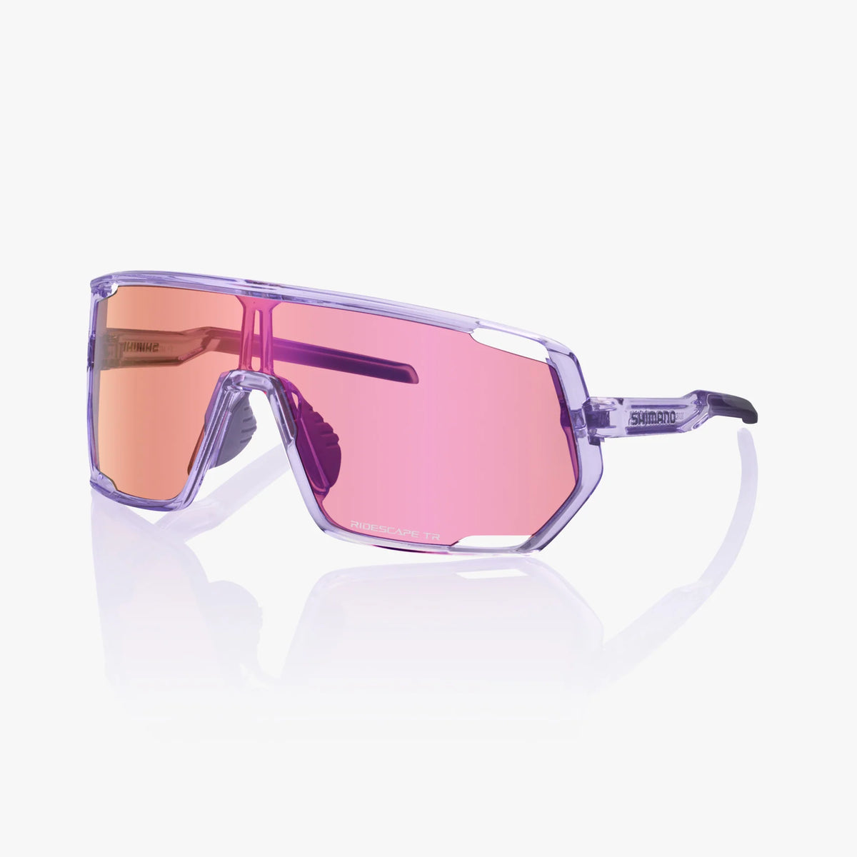 Shimano Technium 2 Sunglasses - Transparent Lilac - Ridescape Trail Lens