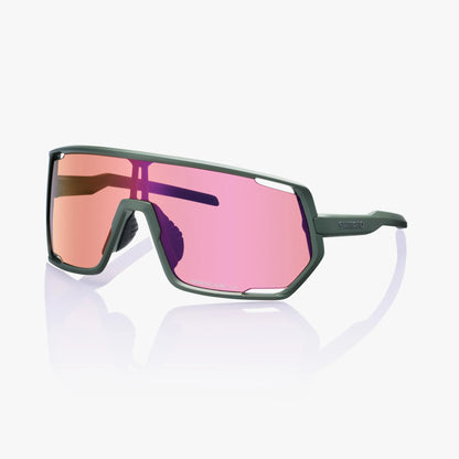 Shimano Technium 2 Sunglasses - Dark Olive - Ridescape Trail Lens
