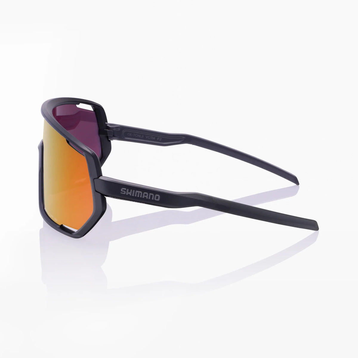 Shimano Technium 2 Sunglasses - Matte Black - Ridescape Bright Lens