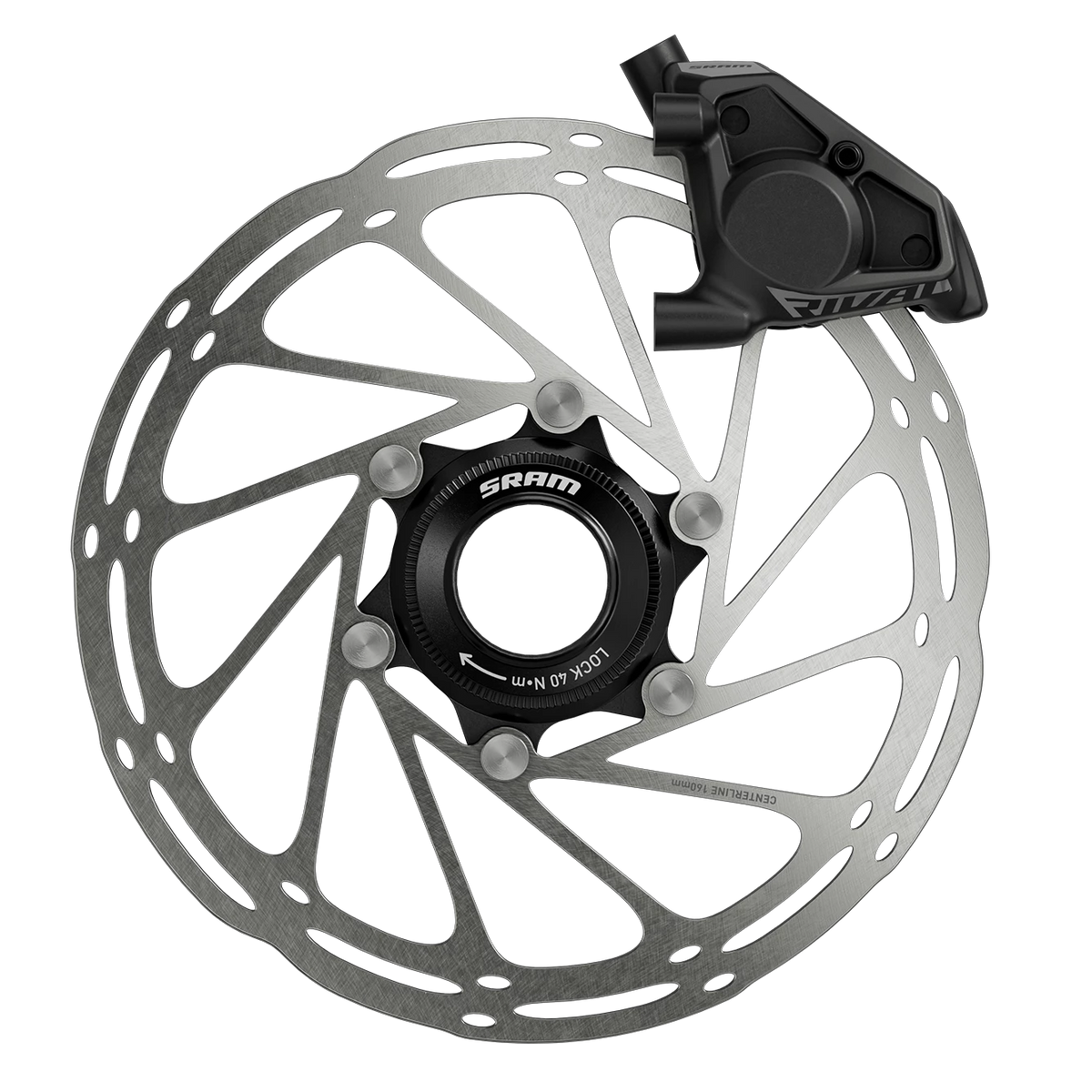 SRAM Rival AXS E1 HRD Shift/Brake Lever and Hydraulic Disc Caliper - Front