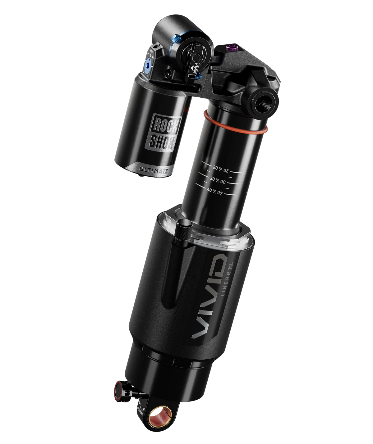 RockShox Vivid Ultimate RC2T D1 Rear Shock - Trunnion
