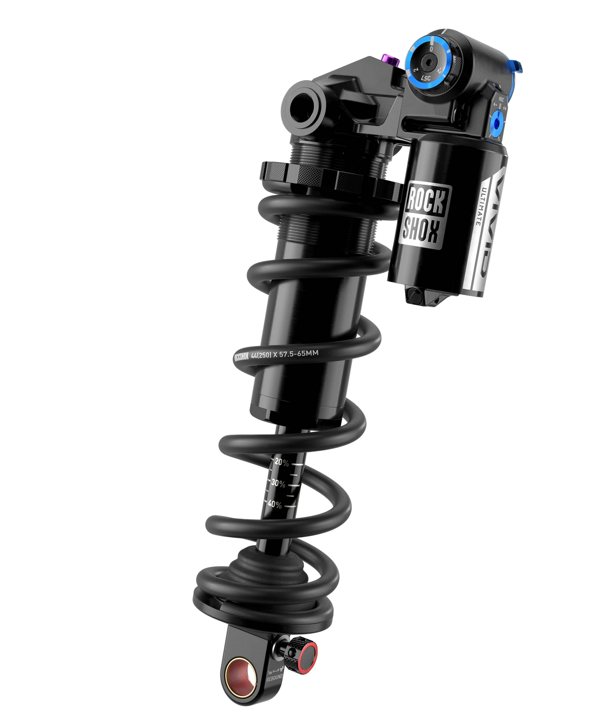 RockShox Vivid Coil Ultimate RC2T D1 Rear Shock - Trunnion