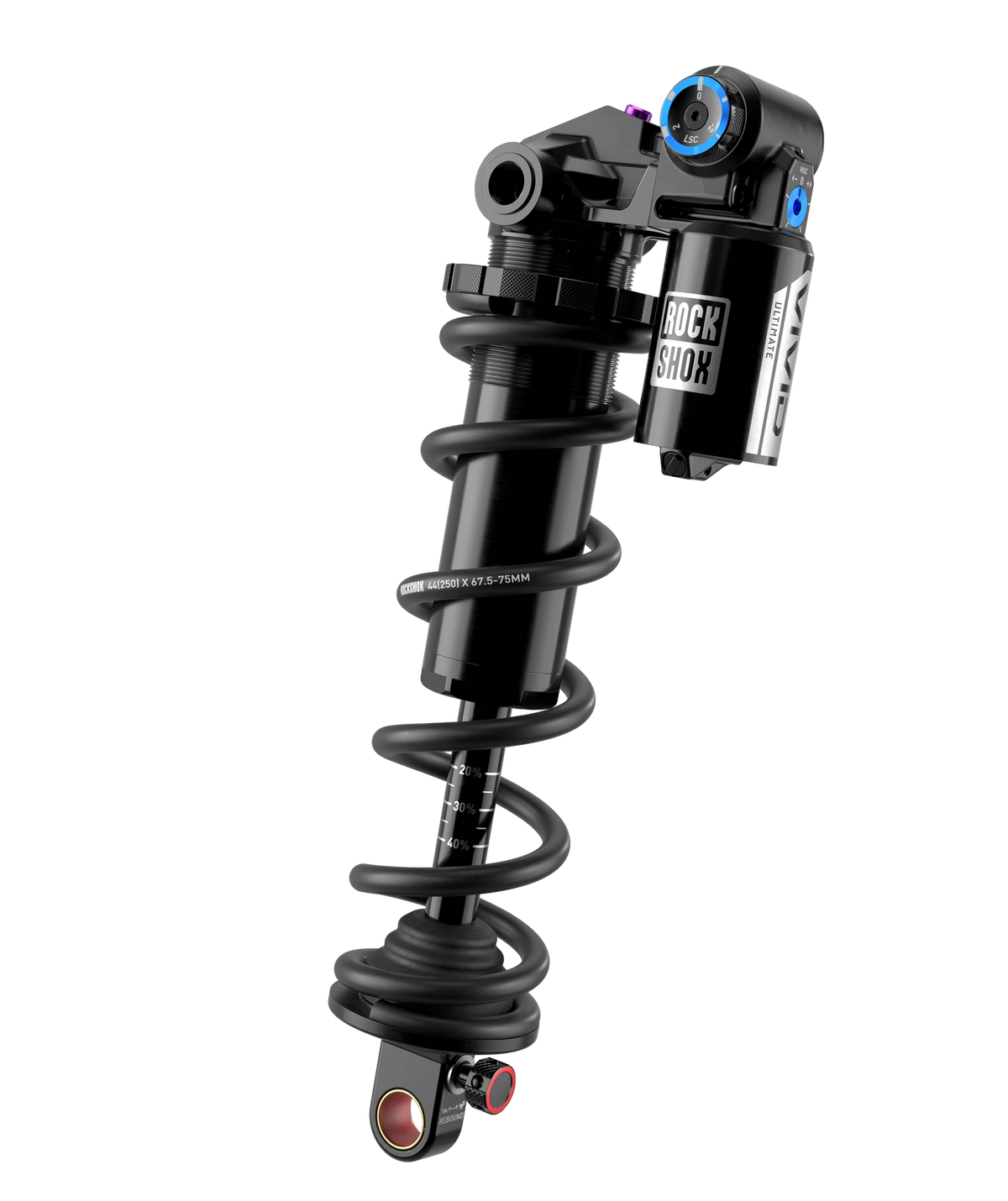 RockShox Vivid Coil Ultimate DH RC2 D1 Rear Shock - Trunnion