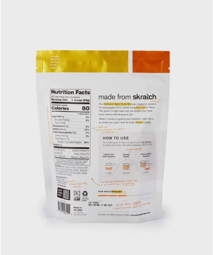 Skratch Labs Sport Hydration Mix - Mango with Caffeine