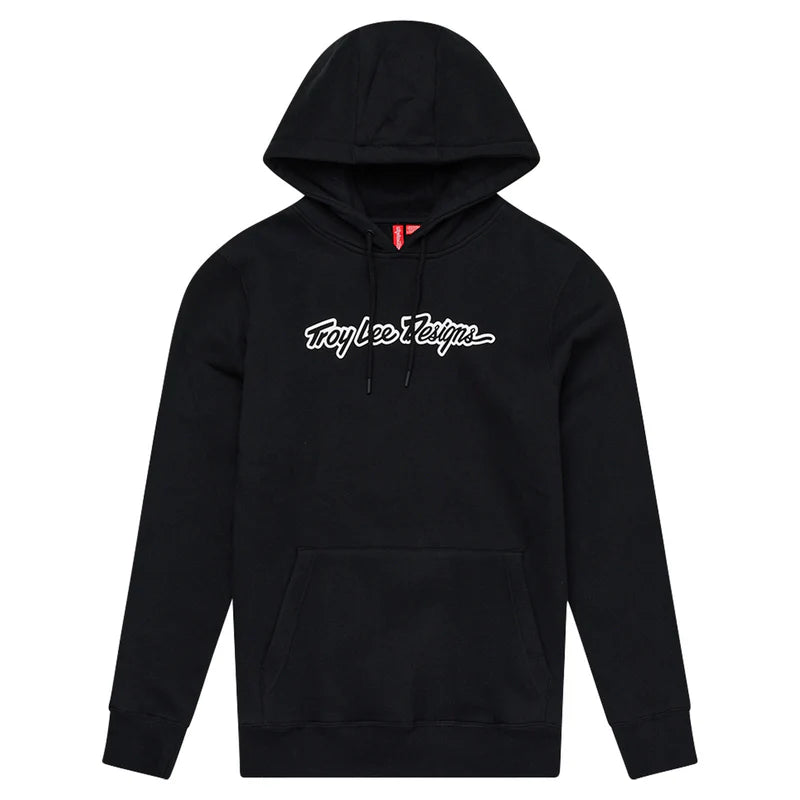 Troy Lee Designs Pullover Hoodie - Signature - Black