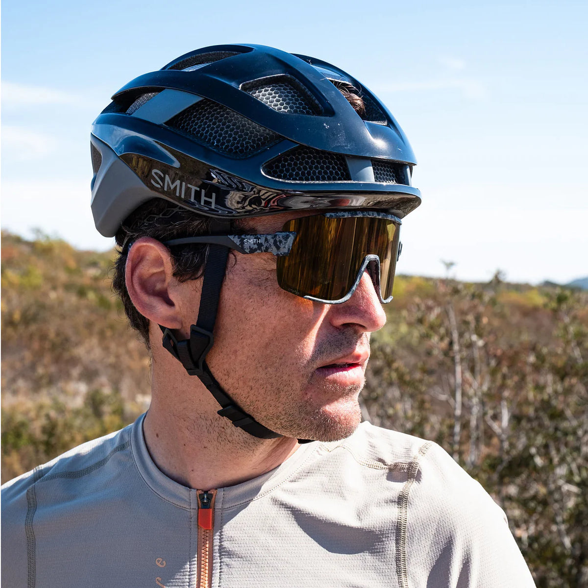 Smith Trace MIPS Road Helmet - Black-Matte Cement