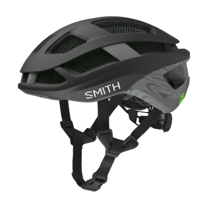 Smith Trace MIPS Road Helmet - Aleck Crash Sensor - Matte Black-Topo