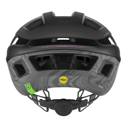 Smith Trace MIPS Road Helmet - Aleck Crash Sensor - Matte Black-Topo
