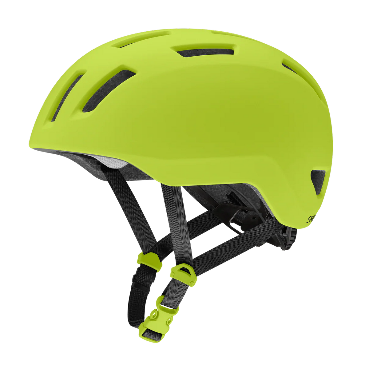 Smith Transit Jr MIPS Helmet - Matte 'Lectric Lime
