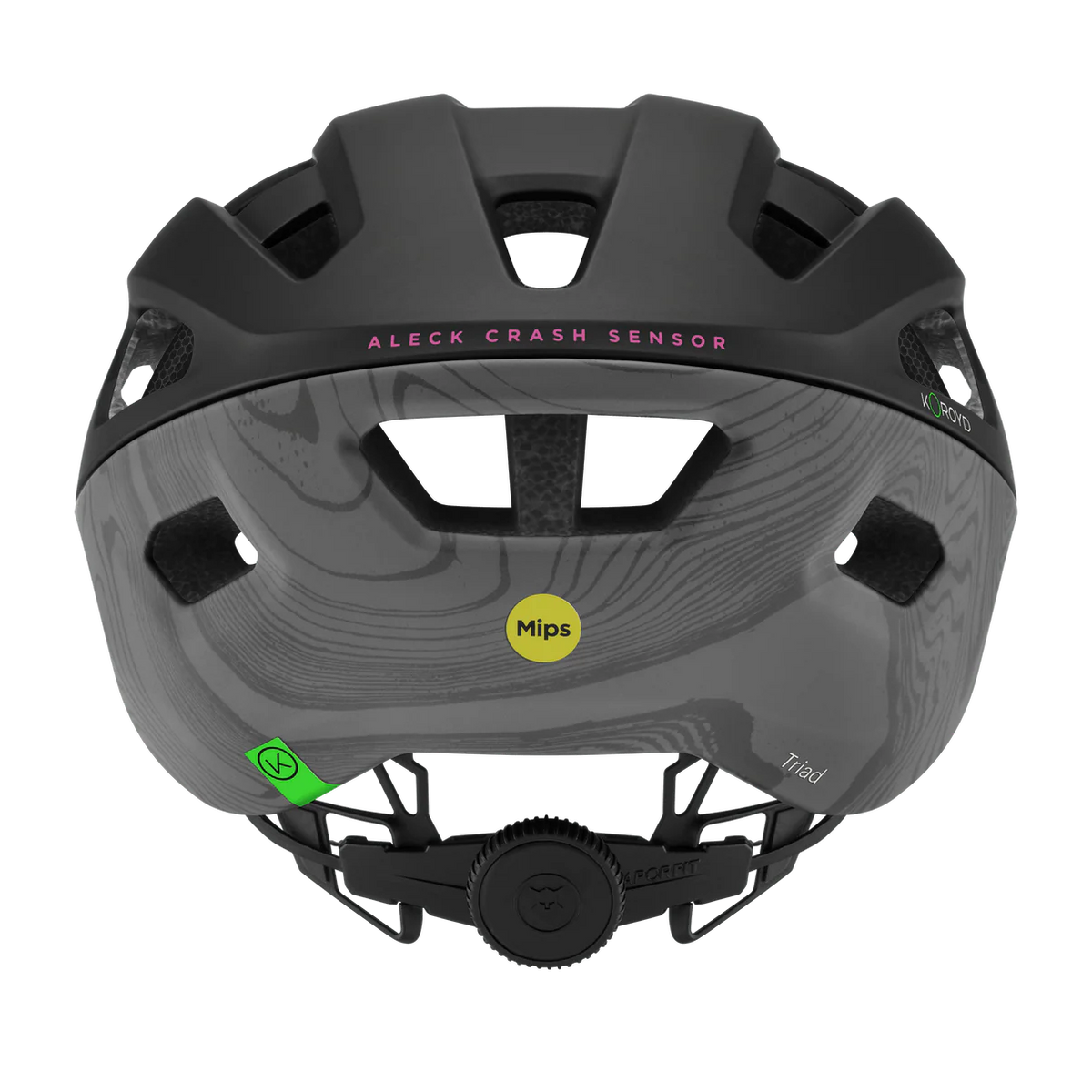 Smith Triad MIPS Road Helmet - Aleck Crash Sensor - Matte Black-Topo