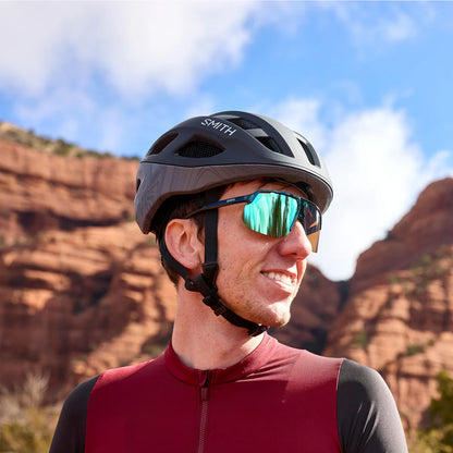 Smith Triad MIPS Road Helmet - Aleck Crash Sensor - Matte Black-Topo