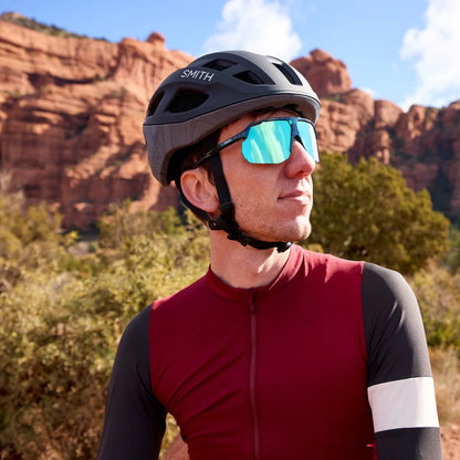 Smith Triad MIPS Road Helmet - Aleck Crash Sensor - Matte Black-Topo