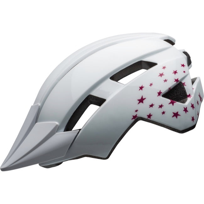 Bell Sidetrack II MTB Helmet - Child - White Stars