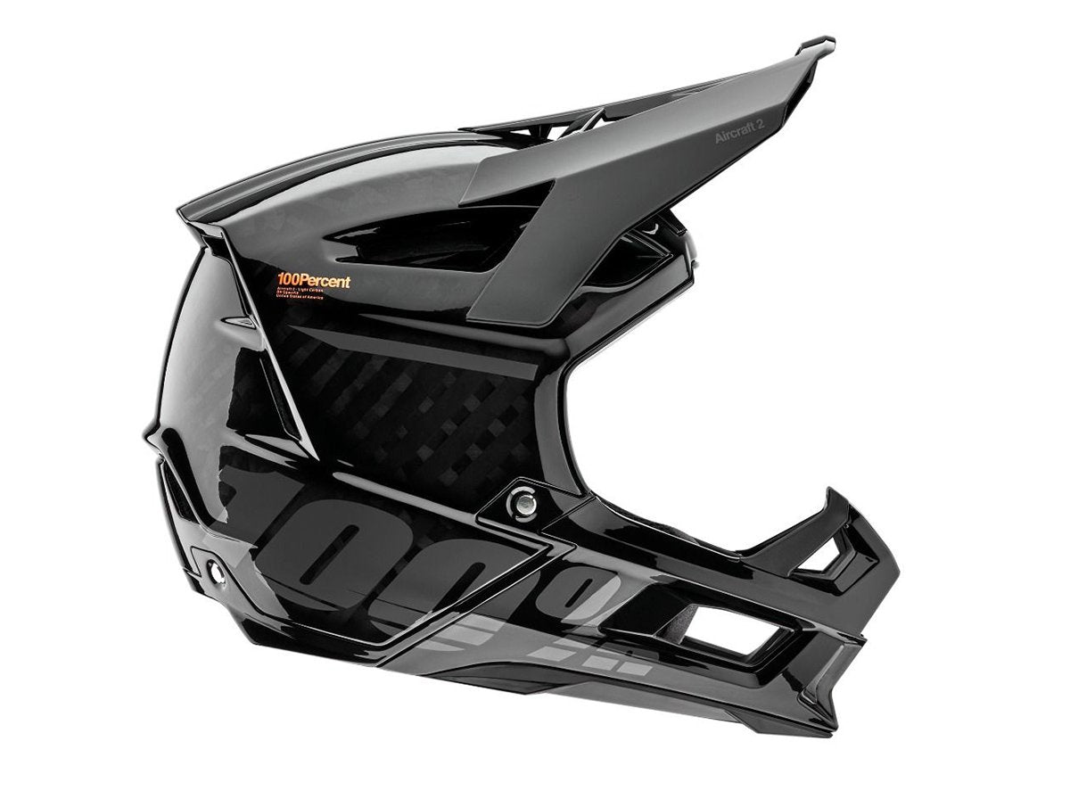 100% Aircraft 2 Full Face Helmet - Black - 2021 Black Small 