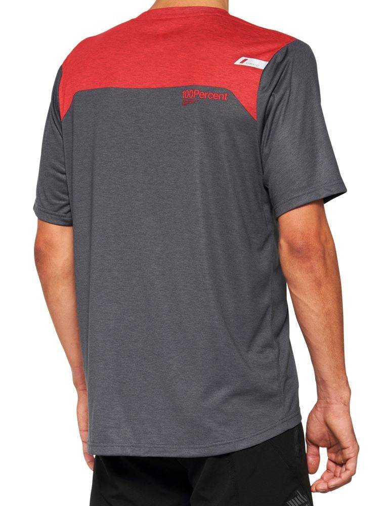 100% Airmatic Short Sleeve MTB Jersey - Racer Red