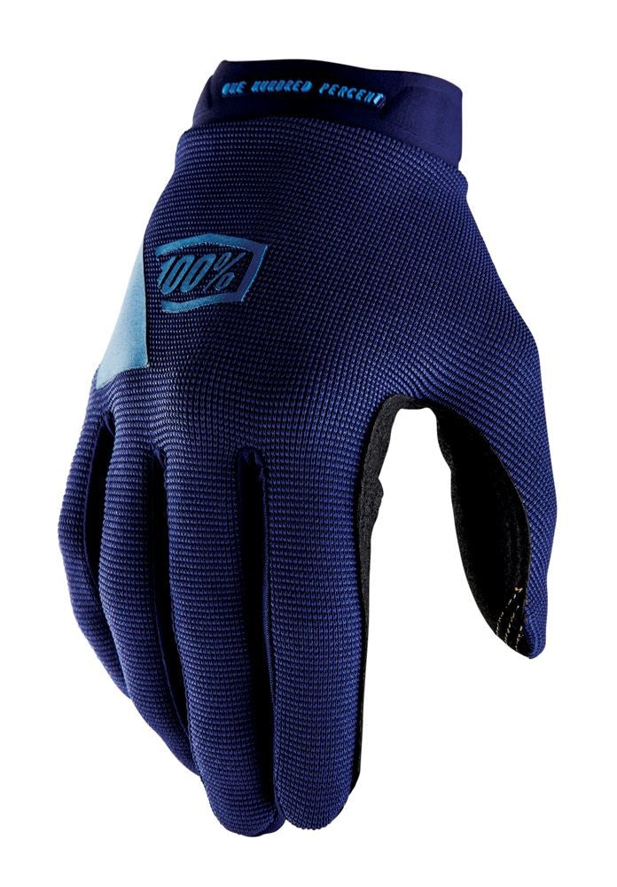 100% Ridecamp Glove - Navy-Slate Blue - 2022 Navy - Slate Blue Small 