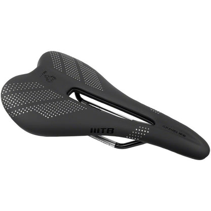 WTB Gravelier Medium Fusion Form Saddle - Cromoly Rail - Black