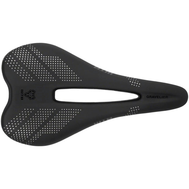 WTB Gravelier Medium Fusion Form Saddle - Cromoly Rail - Black