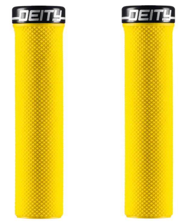 Deity Components Slimfit Grips - Yellow