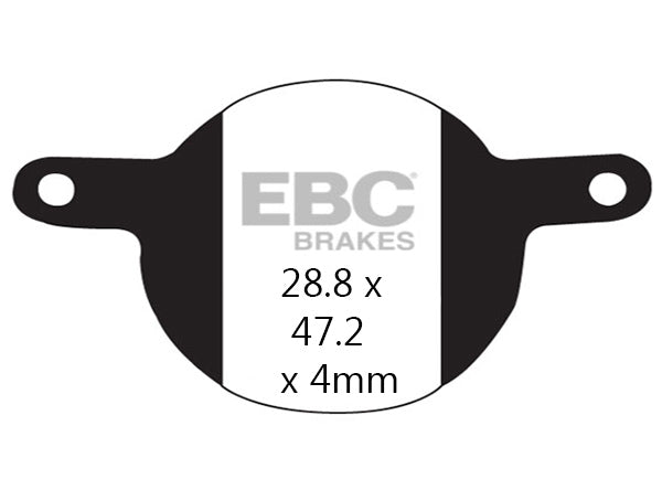 EBC Magura Julie Disc Brake Pads Red High Friction - DH 