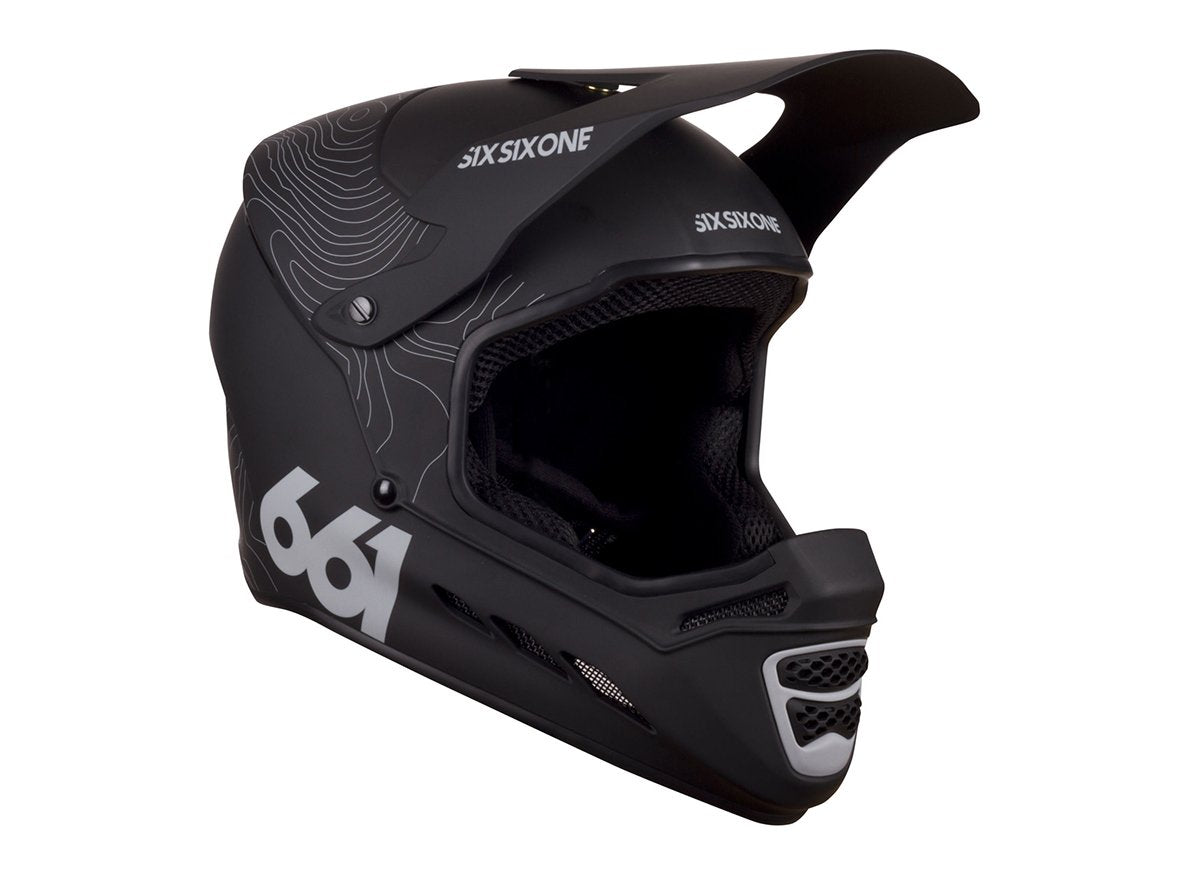 661 Reset Full Face Helmet - Contour Black Contour Black 2X-Small 