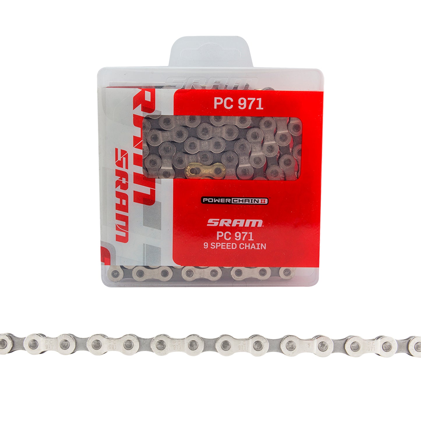 SRAM PC-971 Chain - 9-Speed - Silver-Gray