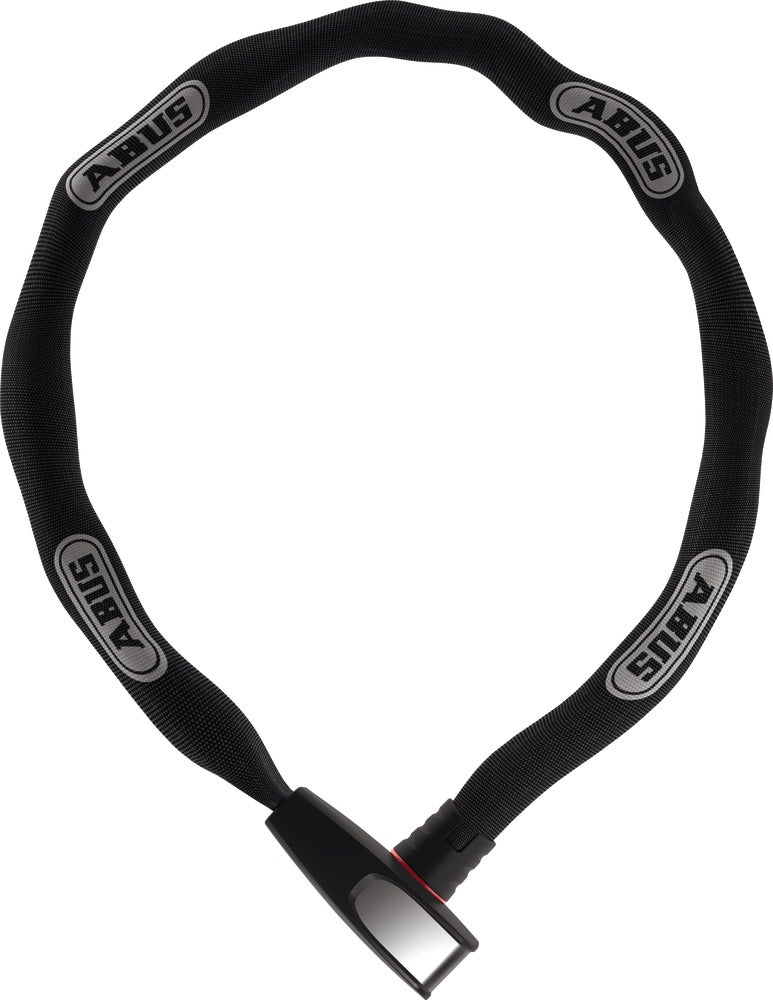 Abus Chain Lock - 8807K/85 Key Steel-O-Chain - Black Black  